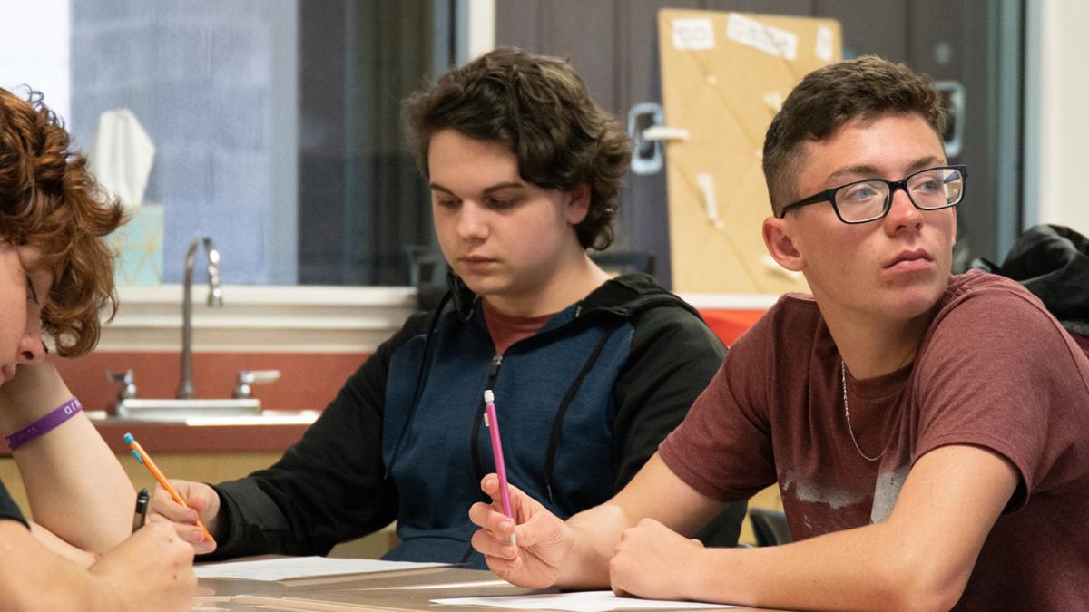 students in classroom