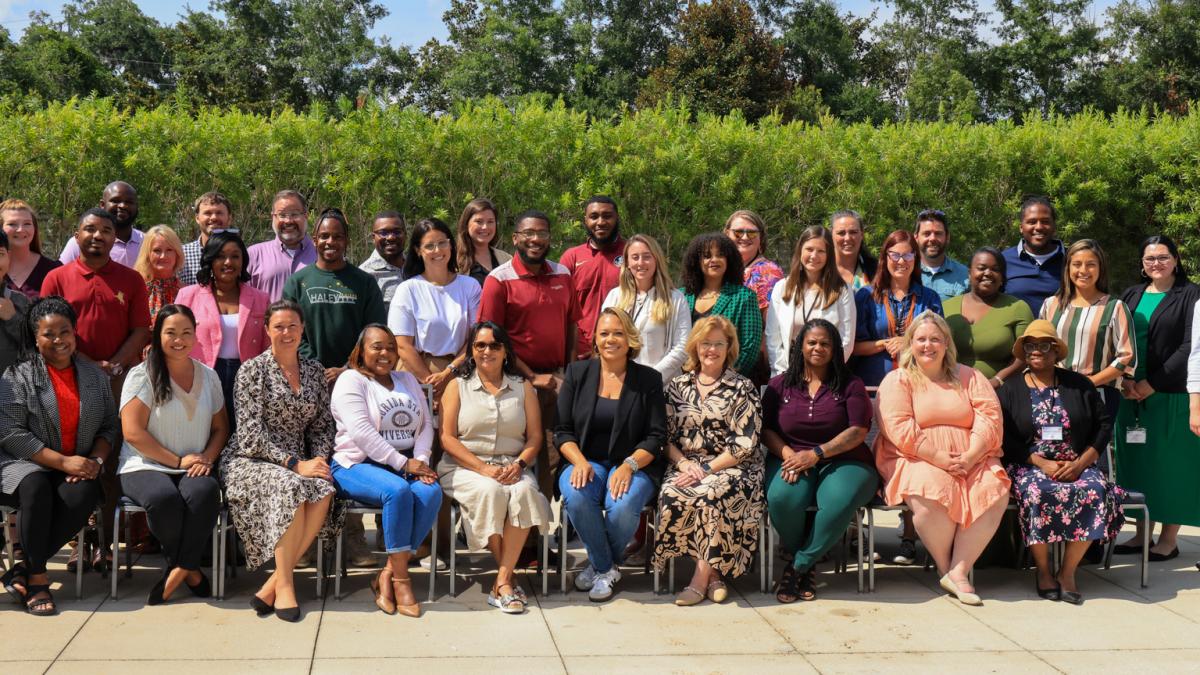 Educational Leadership students at summer institute