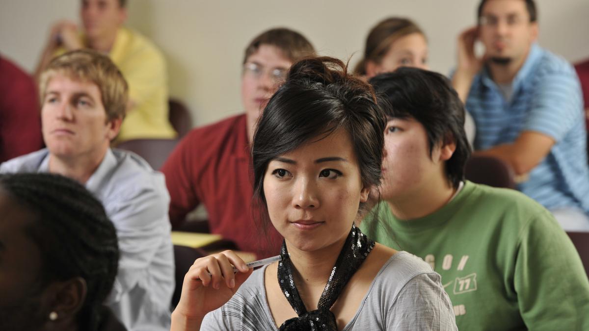 Students are studying