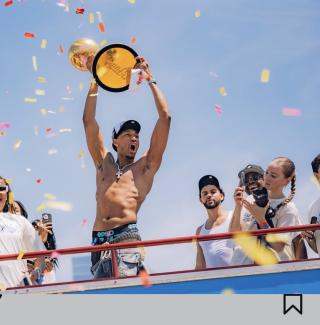 Brooke Brennan at the OKC Championship Parade