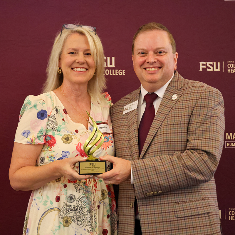 Suzanne Wilkinson and Damon Andrew